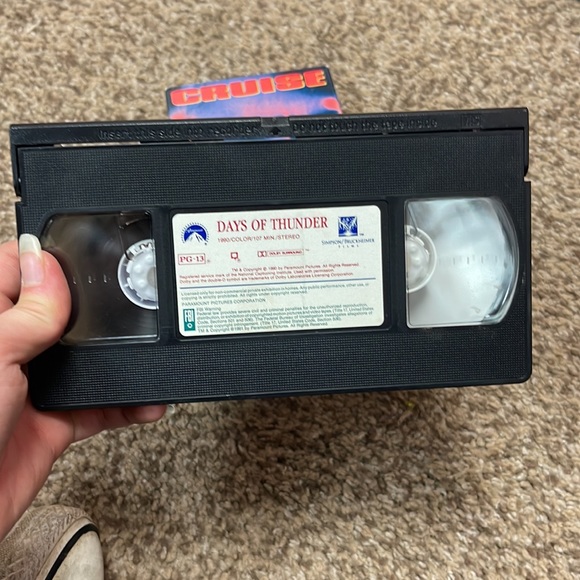 Tom cruise in days of thunder, VHS videotape - Picture 3 of 4